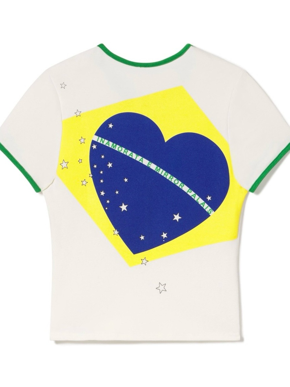 NWOT Brazil baby tee and micro shorts